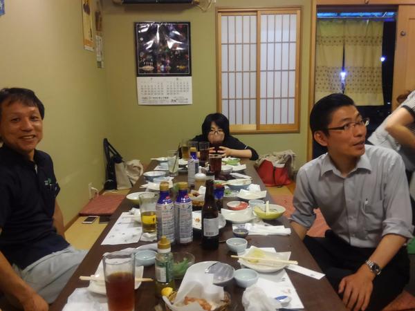 ☆☆管理部親睦会7月☆☆ノンアルコールで頑張ってる小林課長