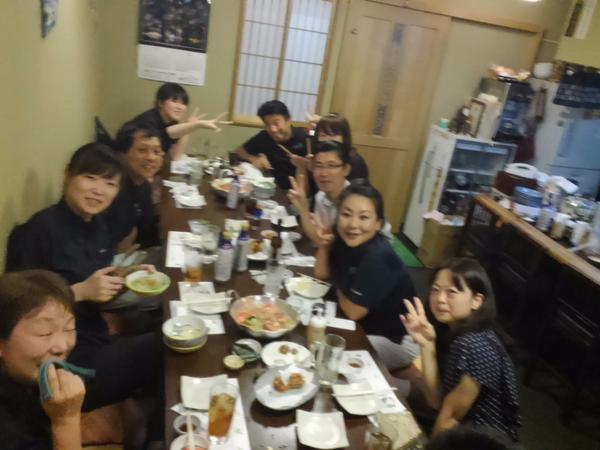 ☆☆管理部親睦会7月☆☆全員揃ってハイチーズ✌