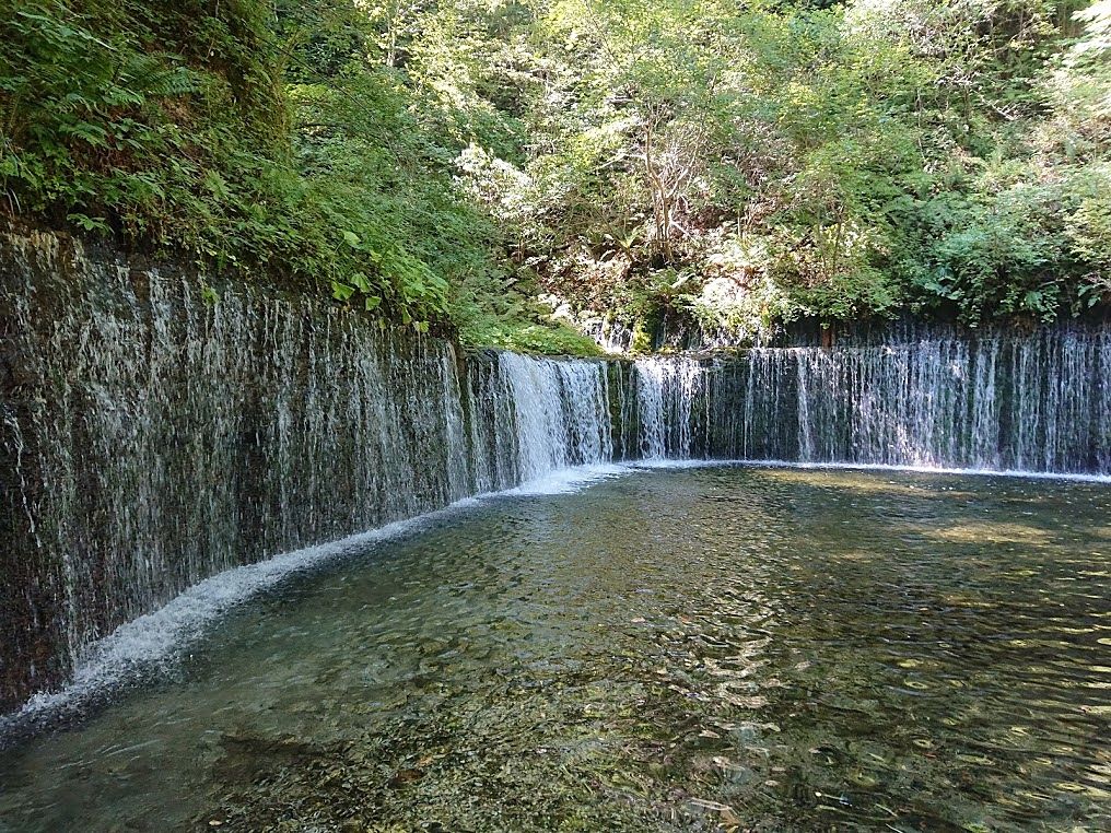 #軽井沢観光　「白糸の滝」　おでかけ