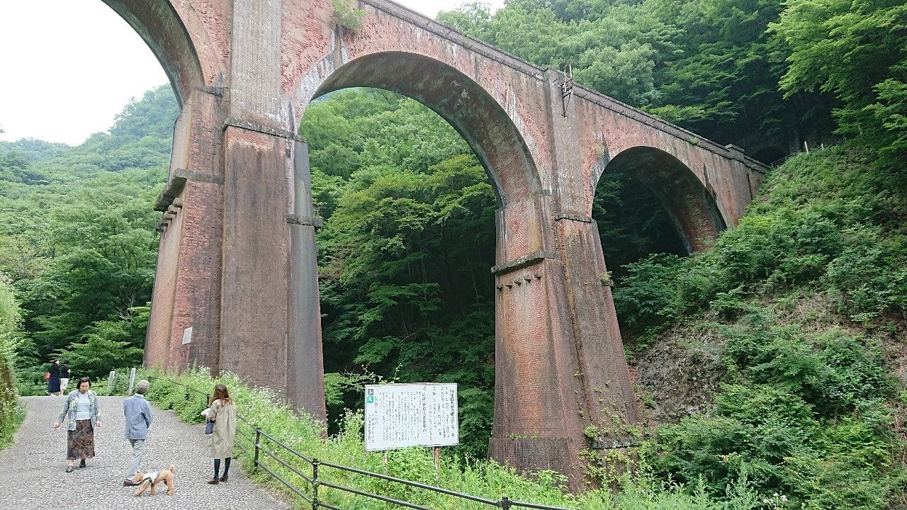 #軽井沢観光「白糸の滝」「万平ホテル」「めがね橋」　おでかけ