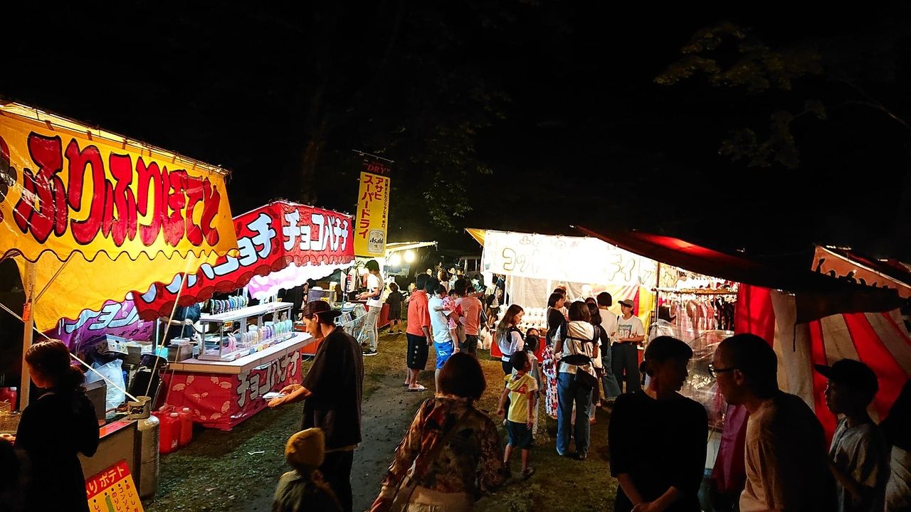 #軽井沢観光「夏祭り」　諏訪神社　おでかけ