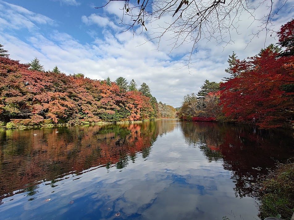 紅葉真っ盛りの軽井沢へ