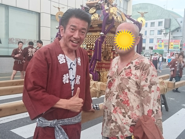 東松山夏まつりでは毎年お神輿担いでます!!